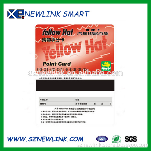 High Quality Programmable Rfid PVC Magnetic stripe Card With SLE4442/s50 Chip and 3 Track Hico for VIP and Members